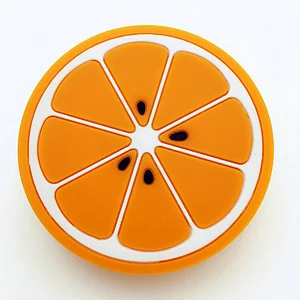 Custom PVC special shape wireless charger charging pad QI charger customized fruit shape