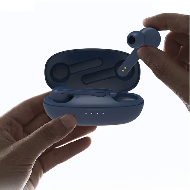 Private Mould Wireless Earbuds Bluetooth 5.0 in ear JL6936 Chipset Crystal Voice Siri wake up battery indication smart control