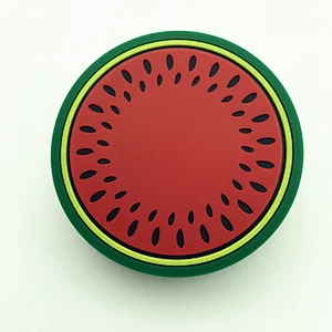 Custom PVC special shape wireless charger charging pad QI charger customized fruit shape