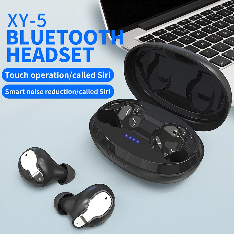 TWS high quality Bluetooth 5.0 Earbuds in ear mini size  Auto pairing detecting and connecting longtime playing and standby
