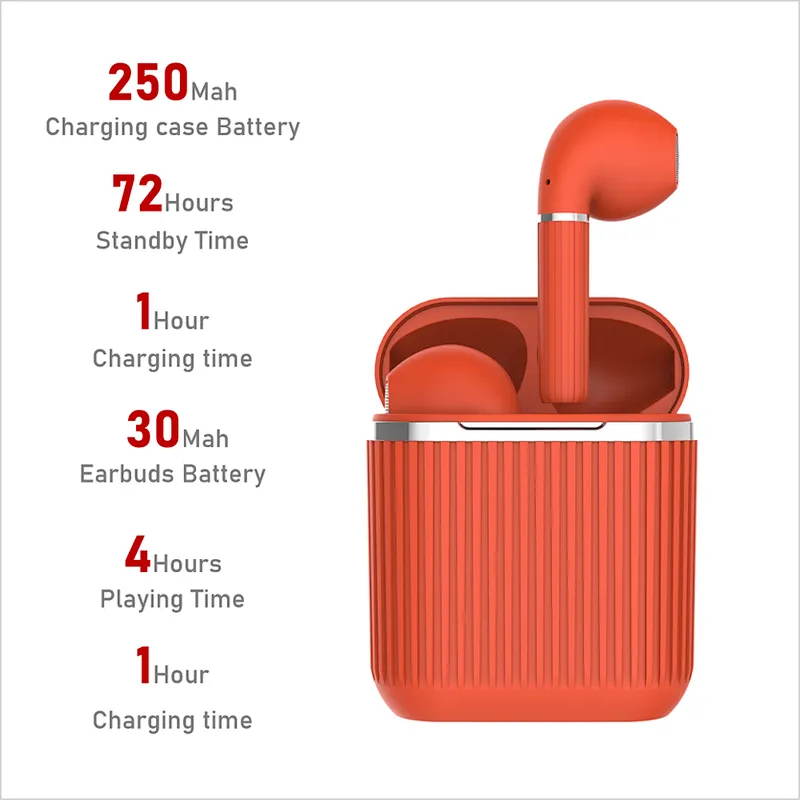 Factory Direct True Wireless Earbuds In Ear Style Waterproof Fashion Design Built-in Microphone