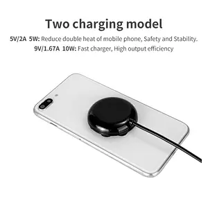 QI standard free game wireless charger  fast charger 5W/10W