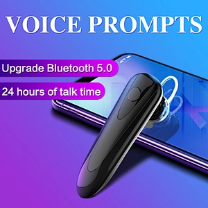 Wireless 5.0 bluetooth earphone for car driving ultra long battery life waterproof standby mini earphone