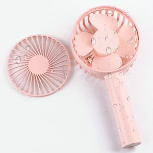 Low budget promotional gifts Portable Hand Held Electrical Table Mini USB Fan small desk fan with 1500mah battery