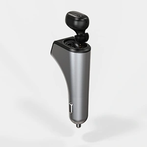 Car Charger Bluetooth 5.0 in ear earbuds with Extra 2 USB ports Fast Charging Exclusive design