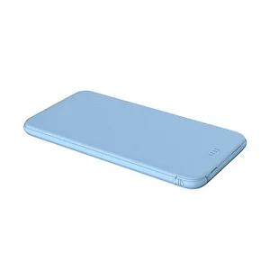 Super Slim Only 8.8mm Thickness Portable Powerbank PB908 with Fixed Micro Cable and Addaptor