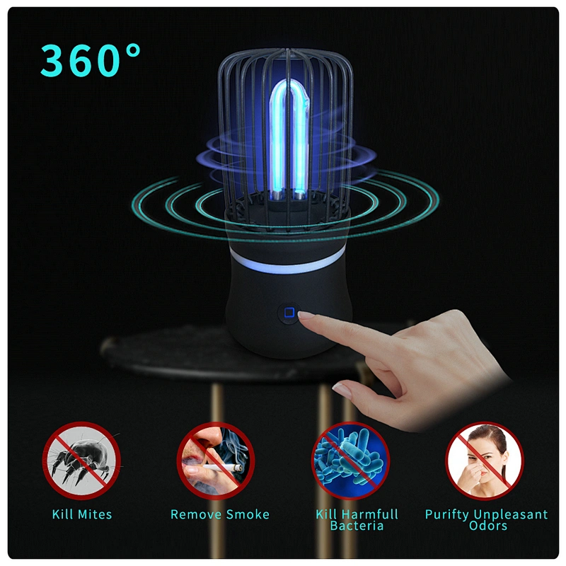 UVC Lamp Portable Sterilization UV Sterilizer with Microwave Sensor Monitoring in 3-5m