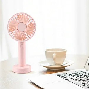 Low budget promotional gifts Portable Hand Held Electrical Table Mini USB Fan small desk fan with 1500mah battery