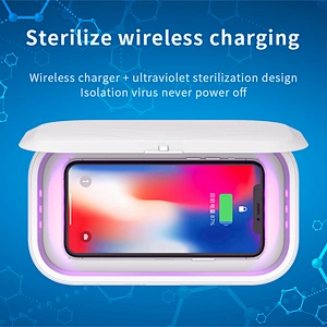 Eliminate 99.99% of Bacteria with UV light Mobile Phone Sterilizer cell phone sterilizer portable UV light smartphone sanitizer