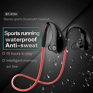 Sports bluetooth headset wireless waterproof stereo running fitness earphones