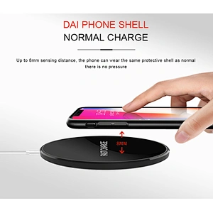QI standard Ultra Thin wireless charger Pad fast charger 5W/10W