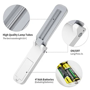UV lamp cell phone sterilizer portable UV light smartphone sanitizer wand for home use
