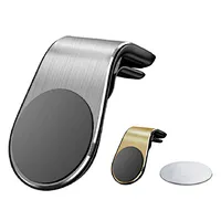 L Shape Car Air Vent Mount Holder Compatible With iPhone XS XS Max XR X 8 8+ 7 7+ SE 6s 6+ 6 5s 4 Samsung Galaxy S10 S9 S8 S7 S6