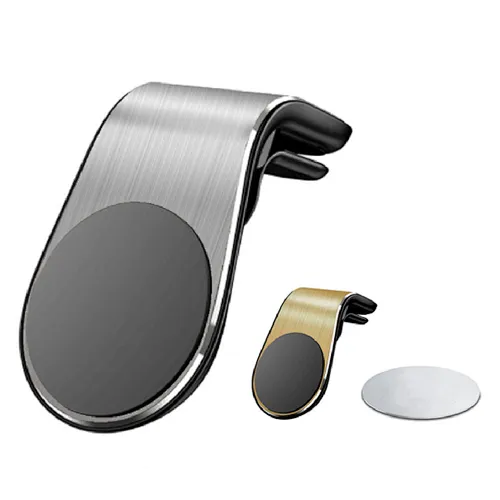 L Shape Car Air Vent Mount Holder Compatible With iPhone XS XS Max XR X 8 8+ 7 7+ SE 6s 6+ 6 5s 4 Samsung Galaxy S10 S9 S8 S7 S6