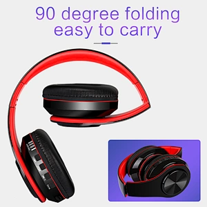 Hot Sale Bluetooth 5.0 Folding Stereo Sports headphone support TF Card Wireless Bluetooth Headset with Micrcophone