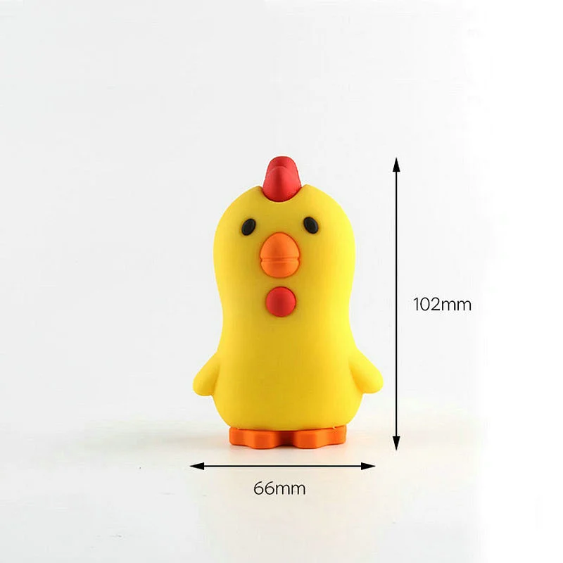 Mini bluetooth speaker custom Chicken Shape Design PVC Portable Speaker
