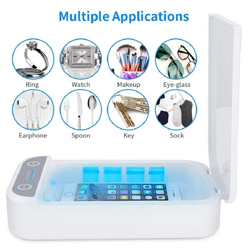 Bacteria & Viruses Killer Phone UV Sanitizer, Portable Phone Sterilizer with Aromatherapy function