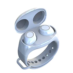 Bracelet TWS Bluetooth Earbuds in Ear TWS Auto Pairing Auto Connecting wearable portable