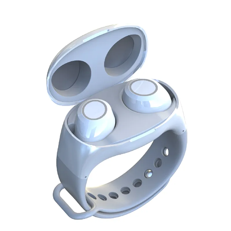 Bracelet TWS Bluetooth Earbuds in Ear TWS Auto Pairing Auto Connecting wearable portable