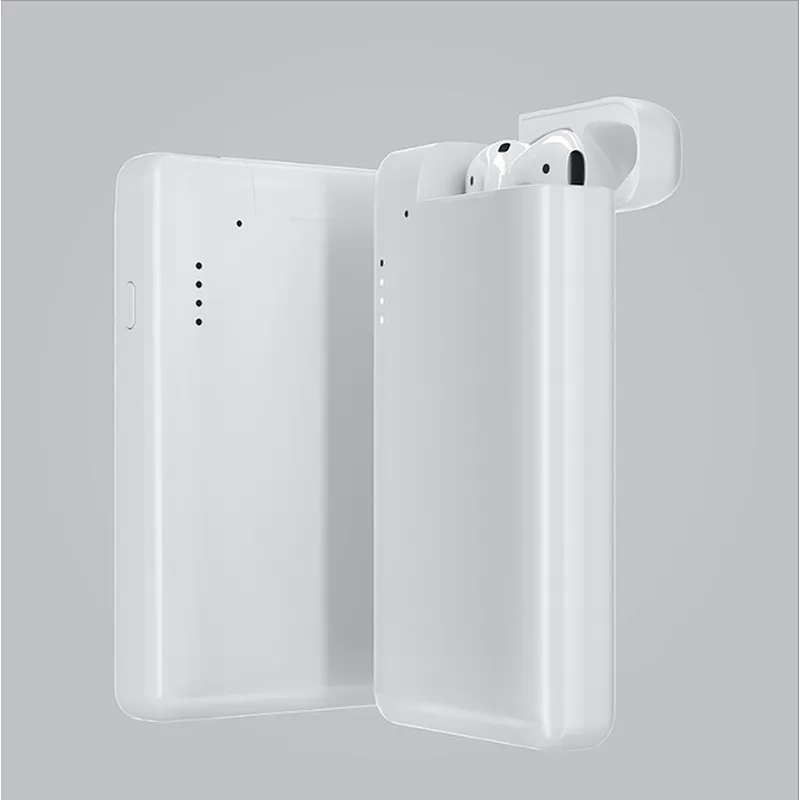 New Product 2 in 1 Power banks with AIRPODS charging case 10000MAH Fast Charge Type C input USB A output