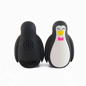 Custom shape soft PVC good quality mini protable rechargeable wireless bluetooth speaker