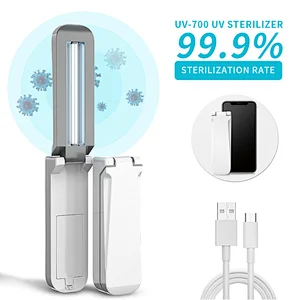 UV lamp cell phone sterilizer portable UV light smartphone sanitizer wand for home use