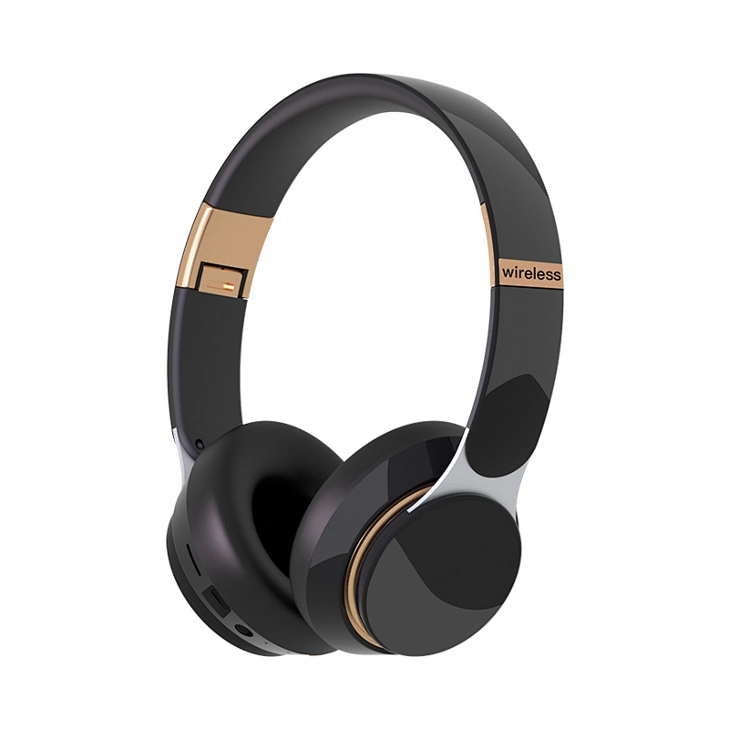 Popular Bluetooth 5.0 Foldable Subwoofer Stereo Sports TF Card Wireless Bluetooth Headset with Micrcophone
