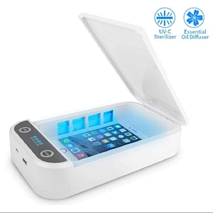 Bacteria & Viruses Killer Phone UV Sanitizer, Portable Phone Sterilizer with Aromatherapy function