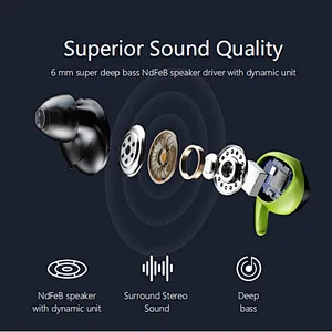 Waterproof Wireless Earbuds X11 Airoha Chipset Stereo Sounds Clear Voice