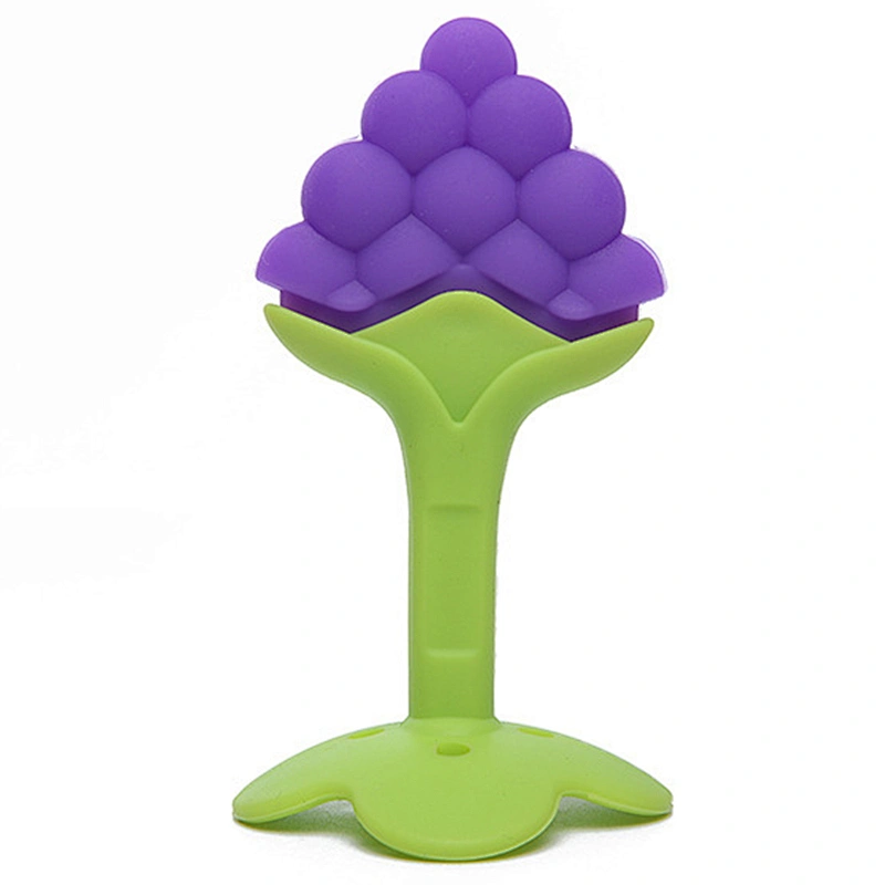 Eco-friendly soft free silicone hot selling baby safety teether gum toy