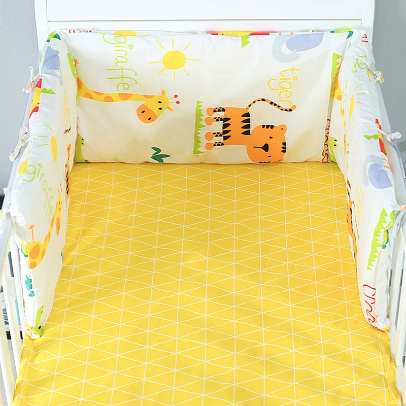 Custom luxury safe factory price beautiful cute baby bedding set crib bumper