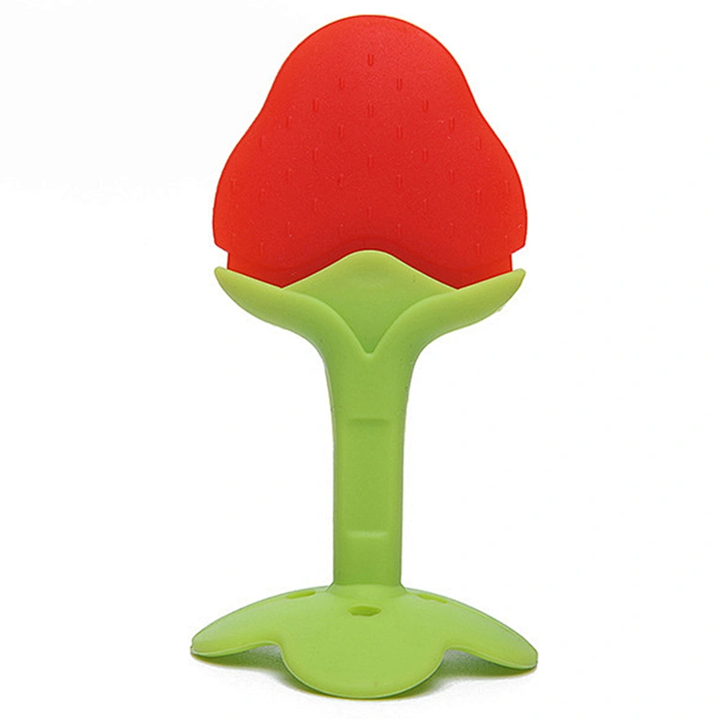 Eco-friendly soft free silicone hot selling baby safety teether gum toy