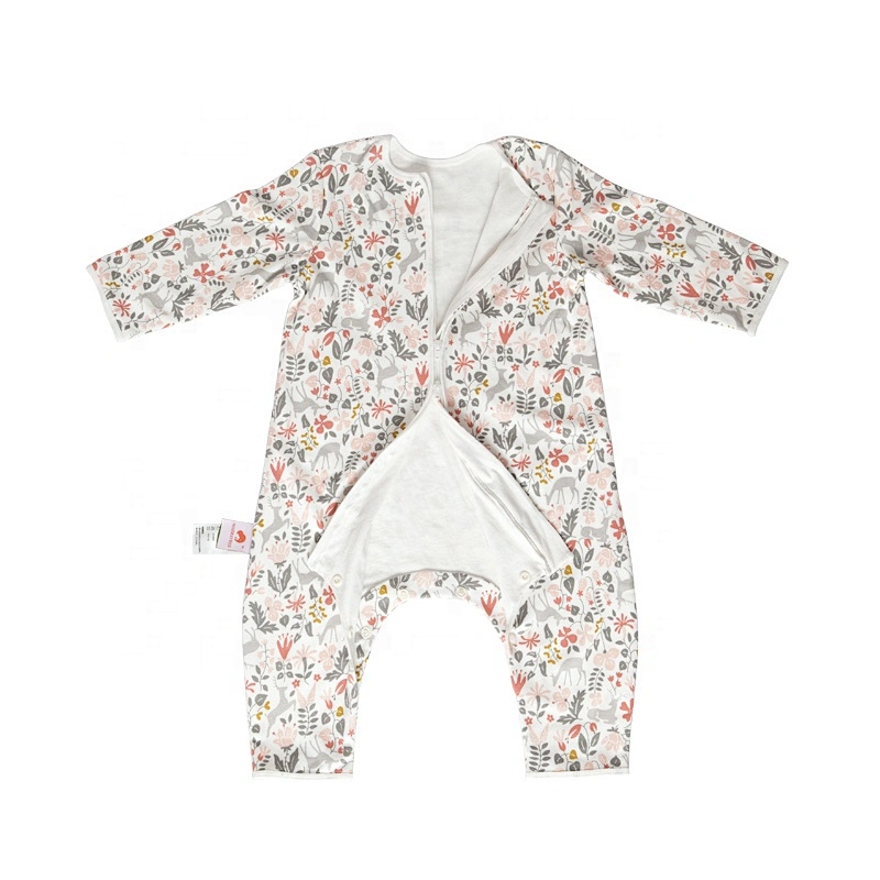 OEM bestselling organic cotton baby sleeping bag  for newborns and toddlers