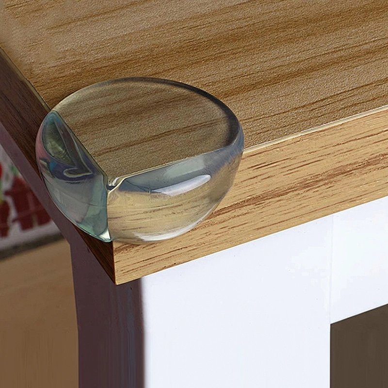 HOUSBAY Transparent Big Ball  Corner Protector for Baby Kids  Soft Table Corner Desk Edge Cushion  Child Safety Corner Guard SGS