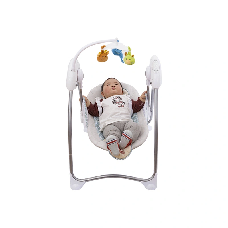 Housbay Music Adjustable Baby electric rocking cradle swing rocking chair with toys