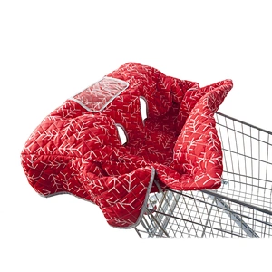 Easy storage and carry 100% cotton baby trolley cover ,high chair cover