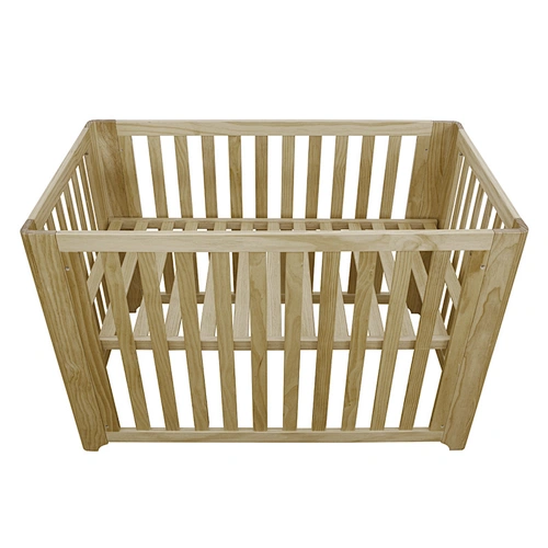 Housbay baby crib ASTM standard and height adjustable multifunction solid pine wood kids wooden beds for baby sleeping