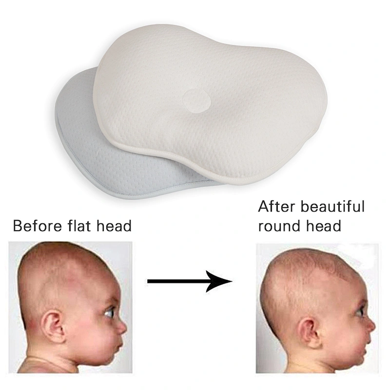 Housbay Ergonomics Design Baby Memory Foam Pillow Stereotyped Pillow for 0-6 Babies