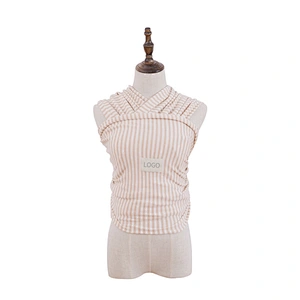 Colorful organic baby carrier wrap