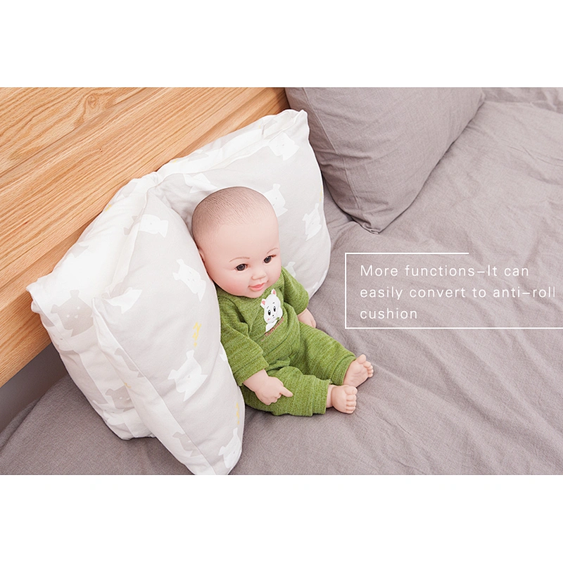 Free fitted bed sheet HOUSBAY 100% Cotton Baby Bedding set bed bumper Nordic style crib bumper cartoon cot bumper