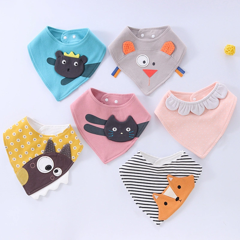 Baby Bibs Cotton Baby Bibs  Breathable Muslin Bib for Drooling and Teething Baby Girl and Boy as Show