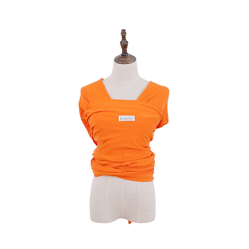 Amazon 95% cotton 5% spandex high quality baby wrap carrier design baby wrap sling