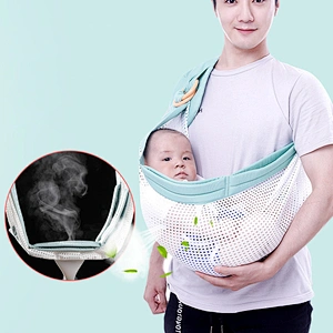 Soft cotton sling carrier baby carrier sling wrap for baby