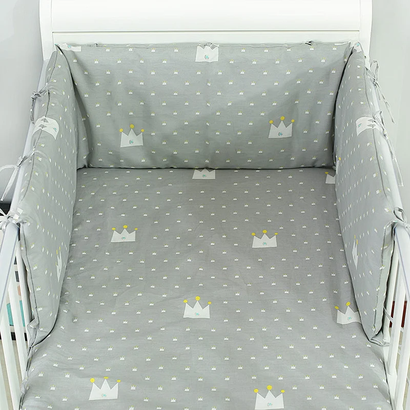 Custom luxury safe factory price beautiful cute baby bedding set crib bumper