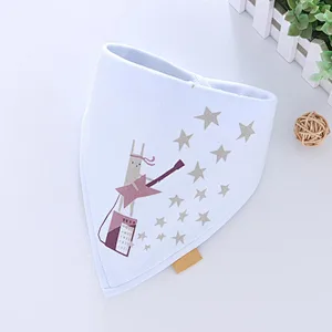 Disposable baby hot soft waterproof fancy cotton baby bib