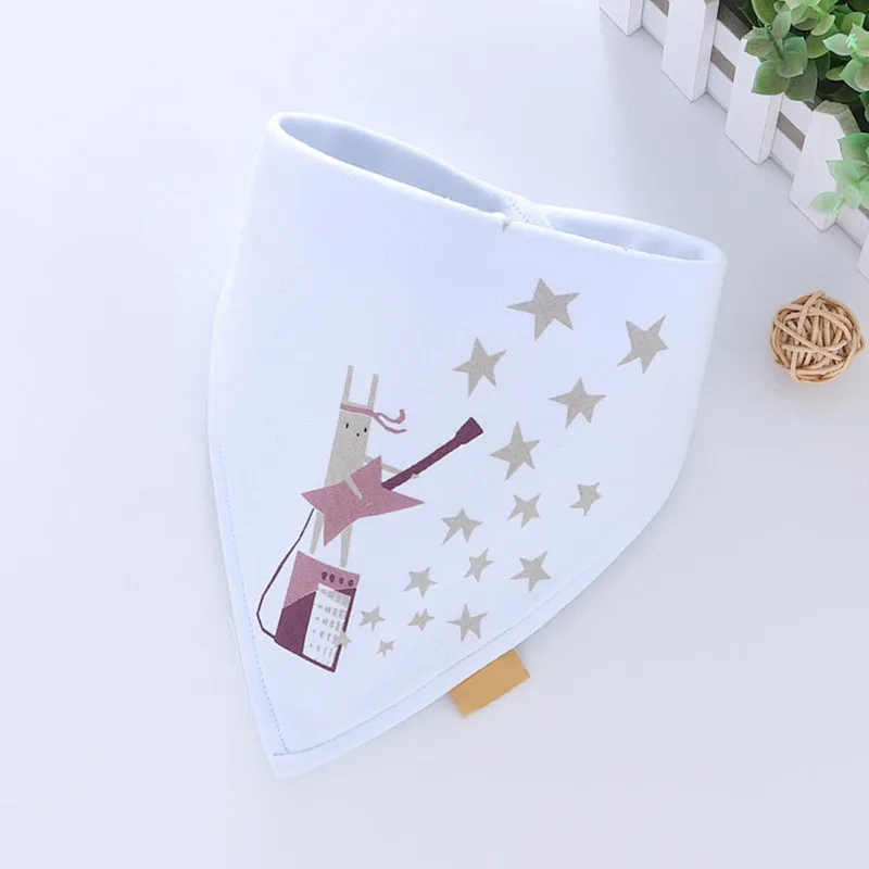 Disposable baby hot soft waterproof fancy cotton baby bib