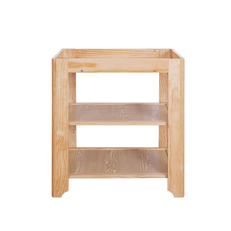 Housbay 4 IN 1 GROW UP BABY BED Baby Crib Wooden Diaper Changing Table Baby Furniture with wheels