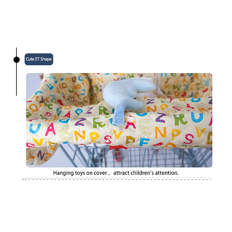 Housbay customized colorful safe and comfortable shopping cart cover for baby