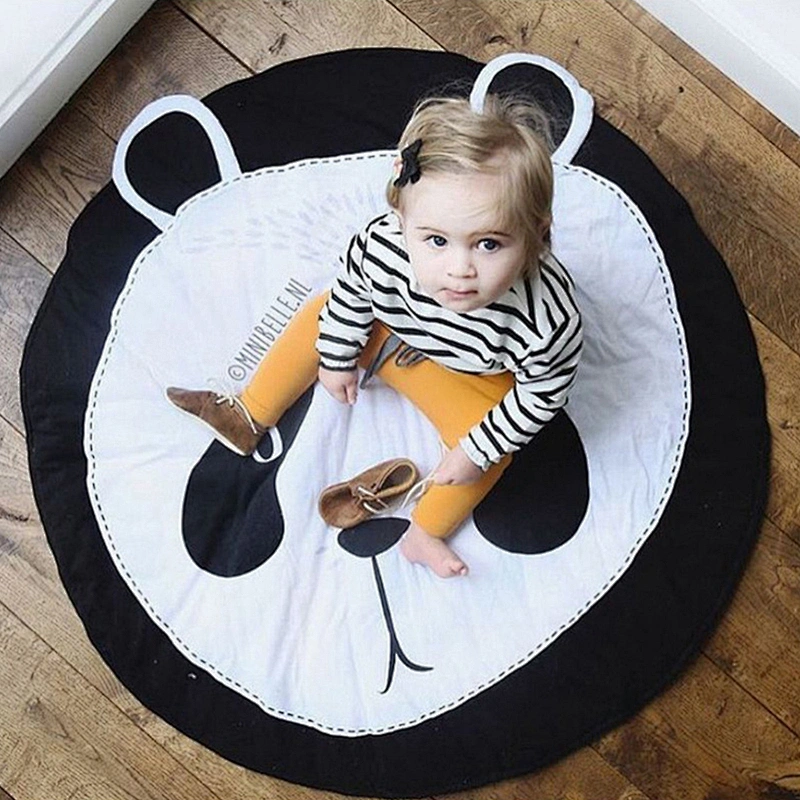 Hot sale famous brand crwling mat play mat huge portable education mat for baby