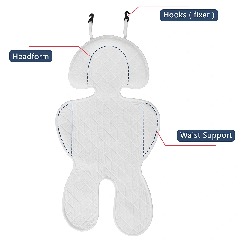 HOUSBAY Baby Cooling Seat Cushion, Baby Stroller Pad, Car Seat Mat for Summer, Good Cool Feeling and Easy to Fold and Carry